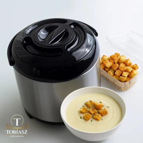 krem z białych warzyw - catering Bydgoszcz