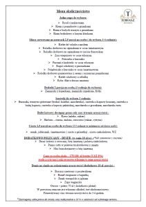 menu okolicznościowe bez kolacji 2025 restauracja Tobiasz